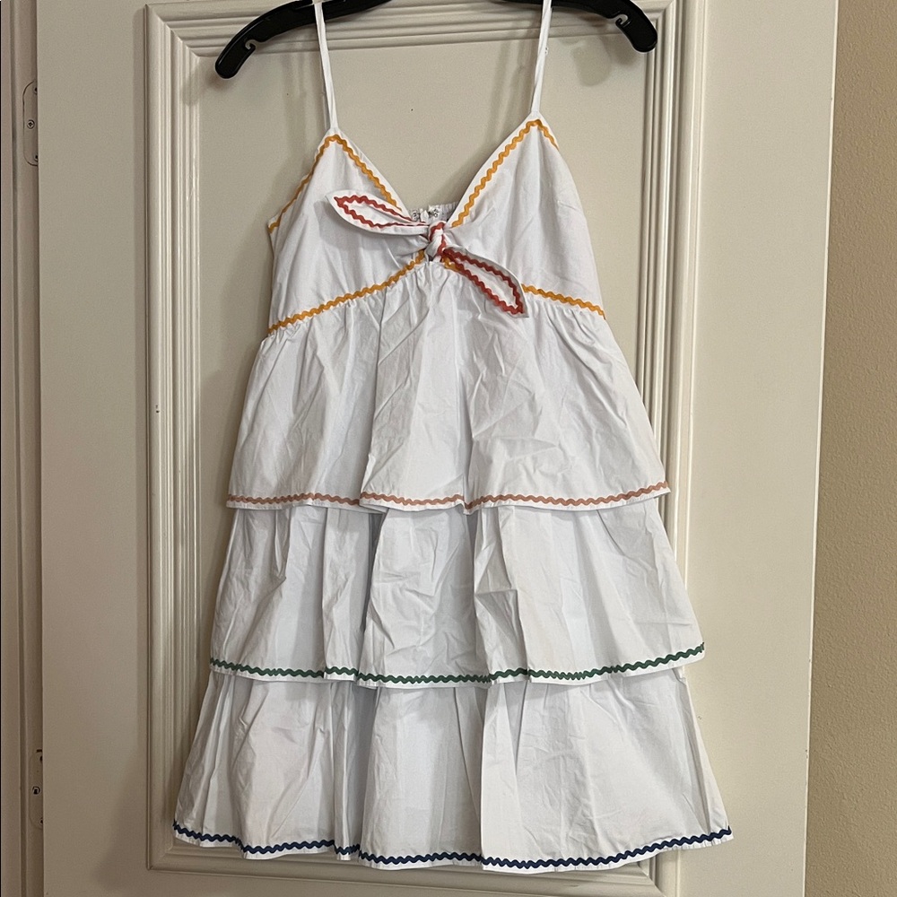 English Factory ruffle dress